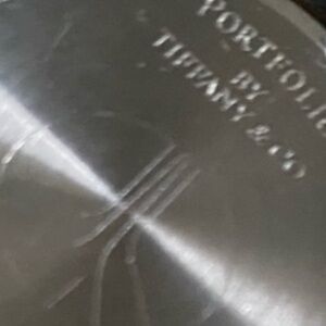 Tiffany &Co. Executive Portfolio 2tone watch box